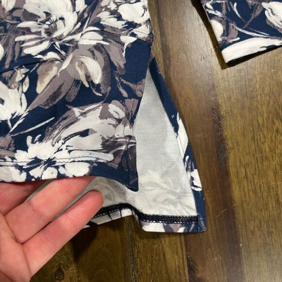 J. Jill Pure Jill Harmony Crew Neck Tunic Blouse - Picture 5 of 10